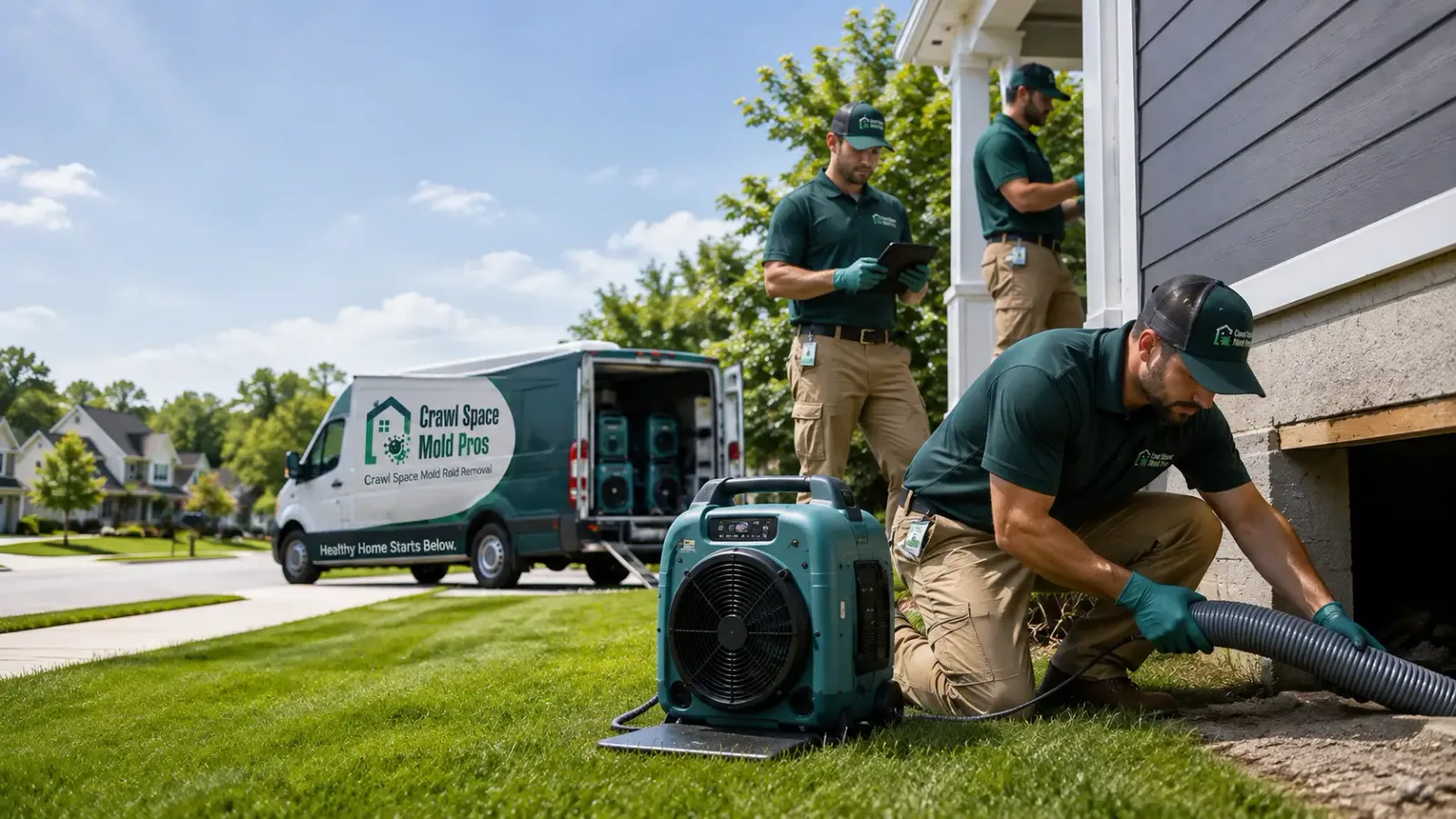 Crawl Space Mold Removal in Nahant, MA